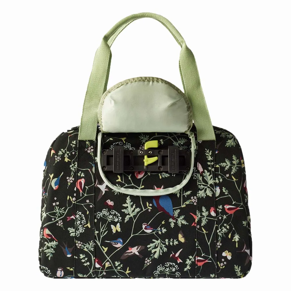 Basil Wanderlust Carry All 18l Fahrradtaschen, Black / birds, One Size Basil Wanderlust Carry All 18l Fahrradtaschen, Black / birds, One Size