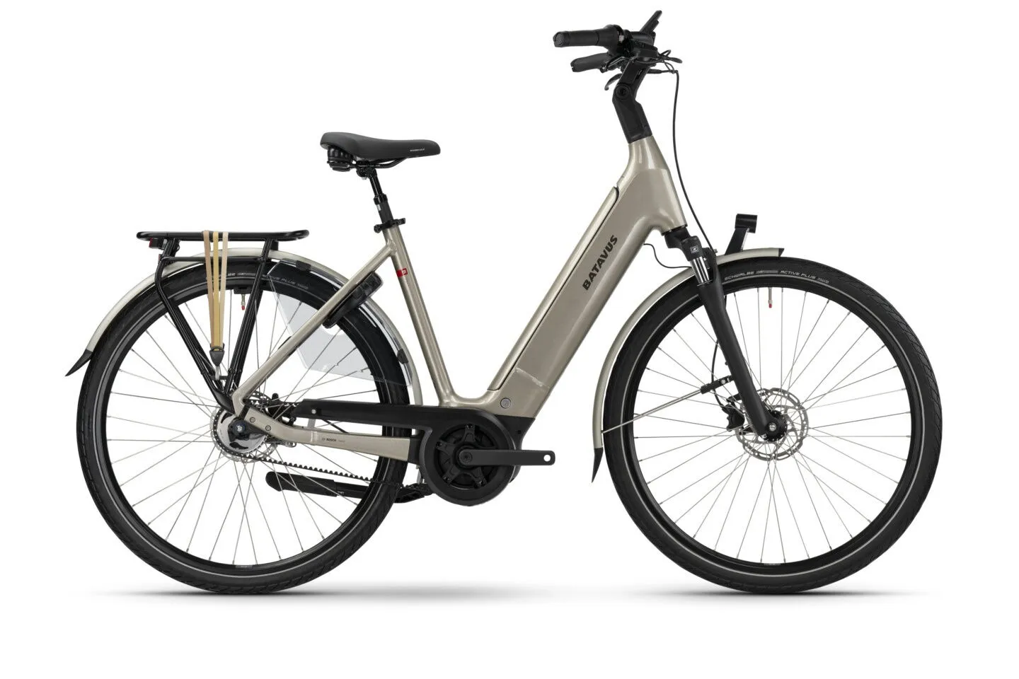 Batavus Finez E-go Power Exclusive Plus RT 750 champagner 28" 750 Wh Wave, Gold, M