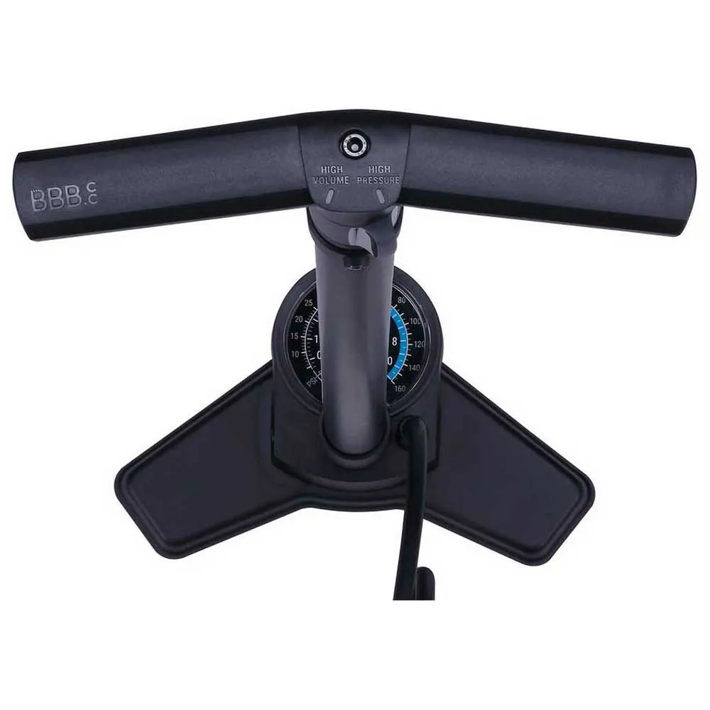 BBB Airswitch Standpumpe, Black, 160psi BBB Airswitch Standpumpe, Black, 160psi