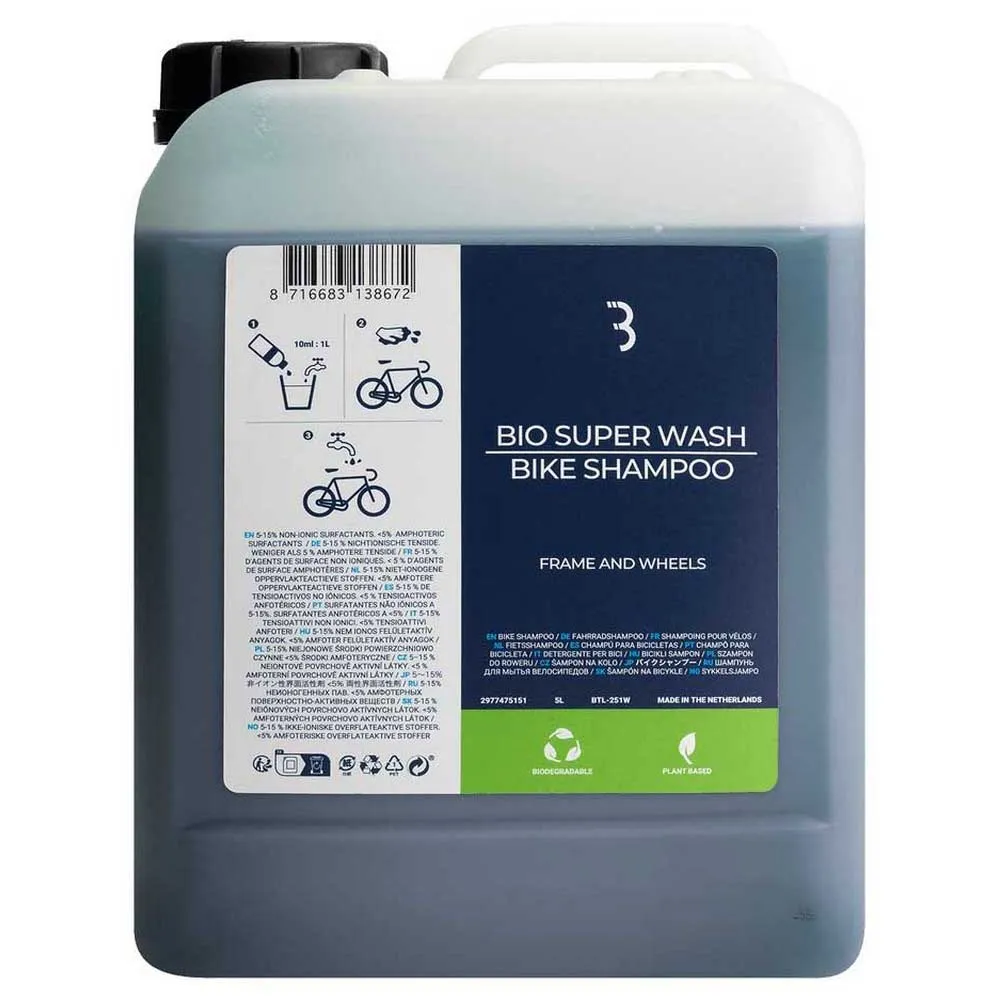 BBB Biosuperwash Reinigungsmittel 5l, Blue, One Size BBB Biosuperwash Reinigungsmittel 5l, Blue, One Size