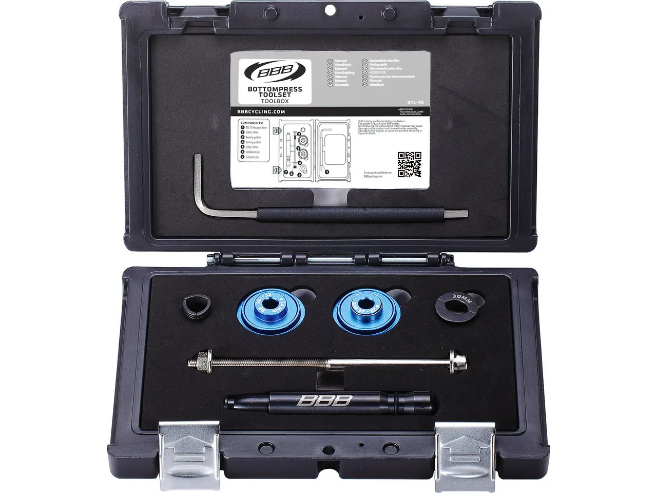 BBB BracketKit BTL-95 Innenlagereinpresswerkzeug, Black, One Size BBB BracketKit BTL-95 Innenlagereinpresswerkzeug, Black, One Size