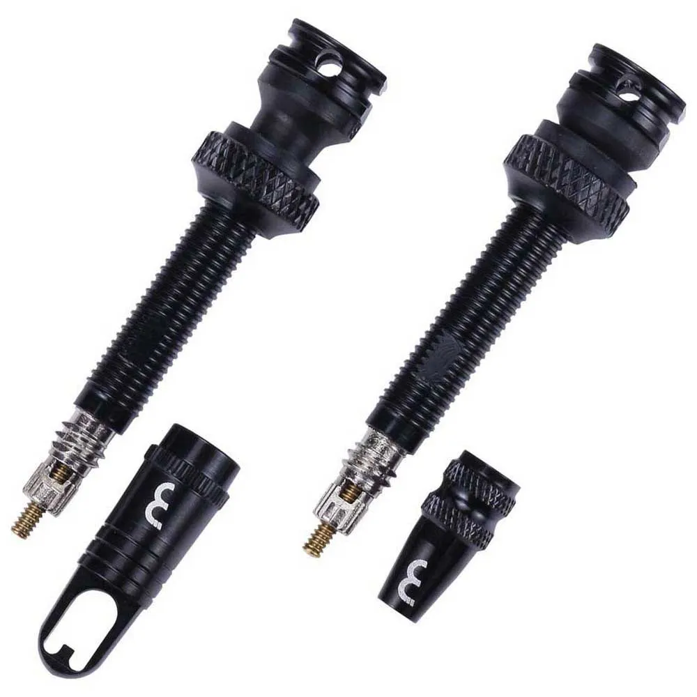 BBB Bti-160 Tubeless Ventile 2 Einheiten, Black, 40mm BBB Bti-160 Tubeless Ventile 2 Einheiten, Black, 40mm