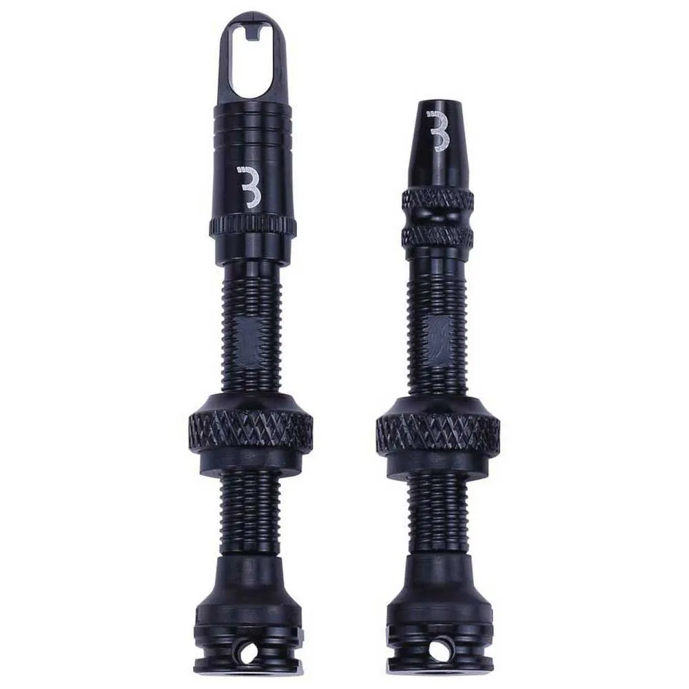 BBB Bti-160 Tubeless Ventile 2 Einheiten, Black, 40mm BBB Bti-160 Tubeless Ventile 2 Einheiten, Black, 40mm
