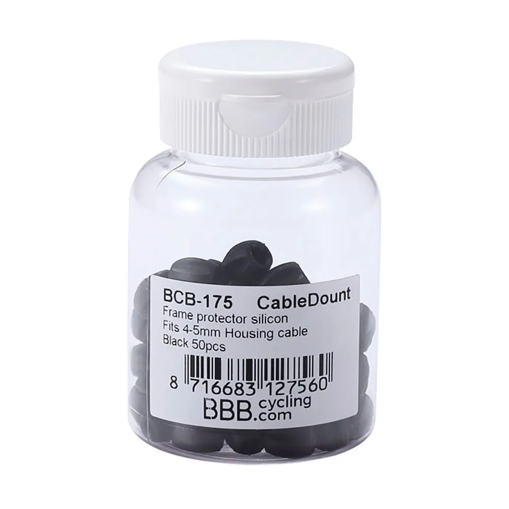 BBB Cabledonut Silicon Bc-175 Kabelschutzgummi 50 Stücke, Black, One Size
