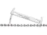BBB ChainChecker BTL-125 Messwerkzeug, Grau, one_size