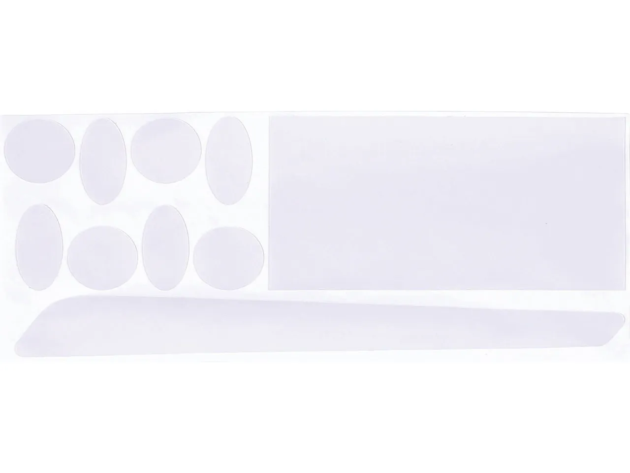 BBB ClearSkin BBP-57 Rahmenschutz-Set, Klar-transparent BBB ClearSkin BBP-57 Rahmenschutz-Set, Klar-transparent