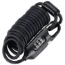 BBB Coilsafe Kabelschloss, Black, 4.8 x 1800mm