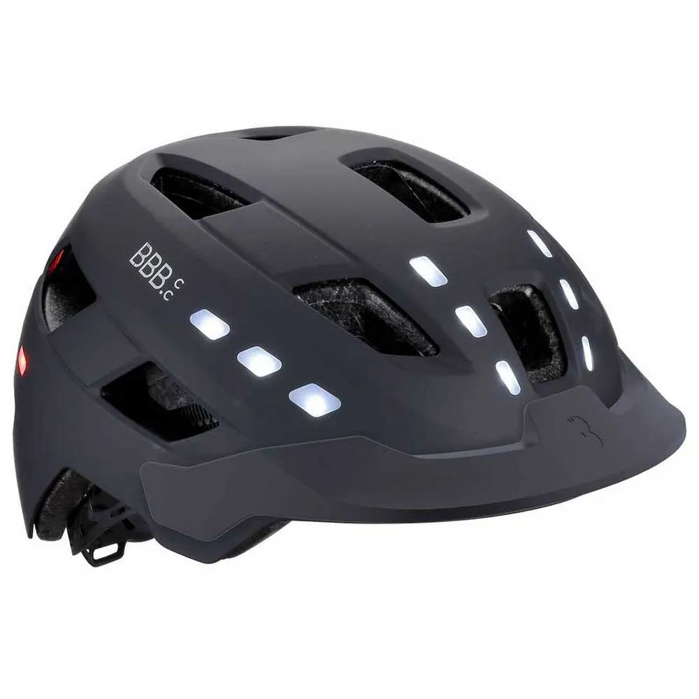 BBB District Led Stadthelm, Matt black BBB District Led Stadthelm, Matt black