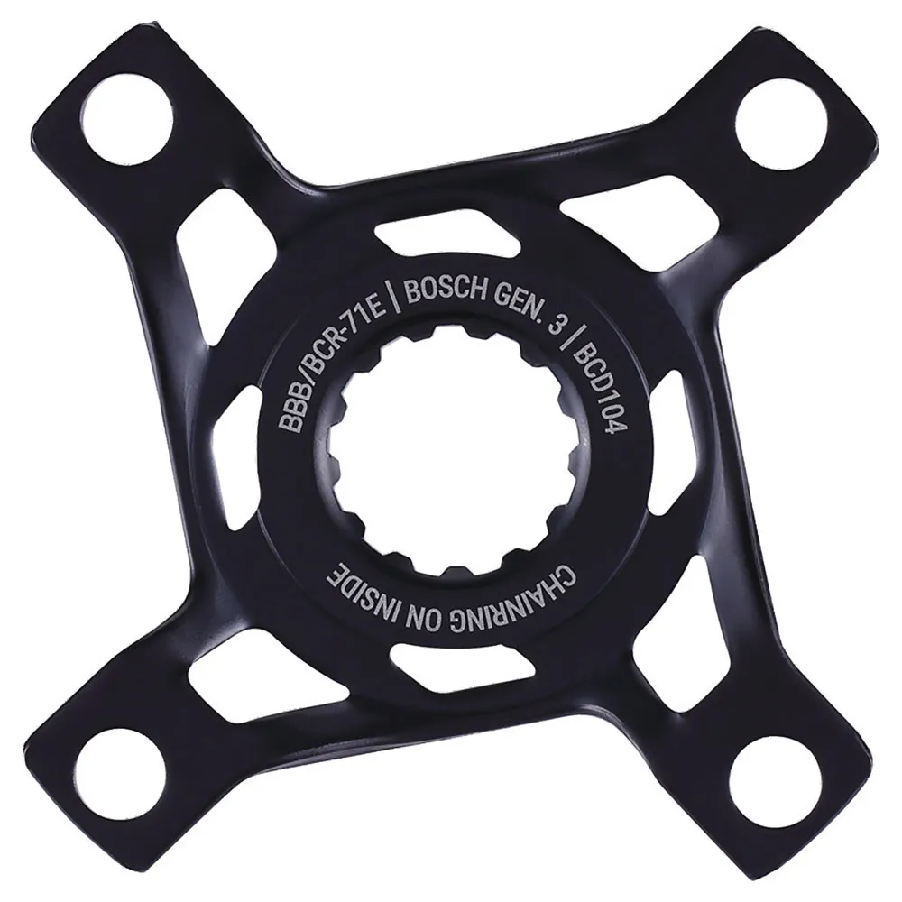 BBB E-bikemount Bcr-71e Bosch Gen3 Spinne, Black, 104mm BBB E-bikemount Bcr-71e Bosch Gen3 Spinne, Black, 104mm