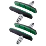 BBB Estop Komplette Felgenbremsbeläge 2 Paare, Green, One Size