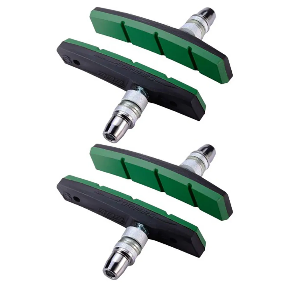 BBB Estop Komplette Felgenbremsbeläge 2 Paare, Green, One Size BBB Estop Komplette Felgenbremsbeläge 2 Paare, Green, One Size