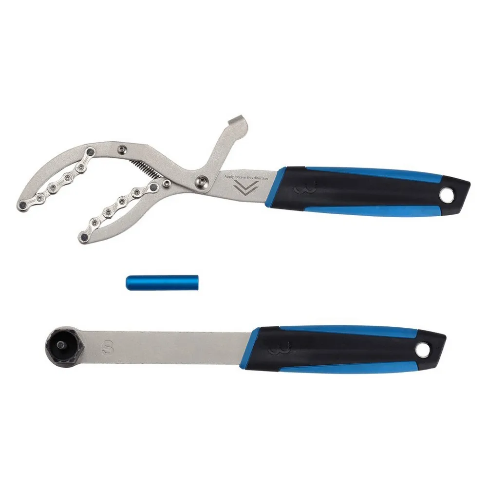 BBB Kassettenabzieher-set, Silver / blue / black, One Size BBB Kassettenabzieher-set, Silver / blue / black, One Size