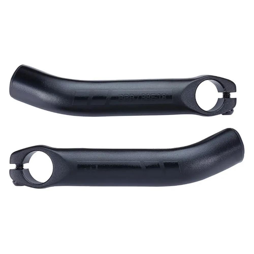 BBB Lightcurved Lenkerhörnchen, Black, One Size BBB Lightcurved Lenkerhörnchen, Black, One Size