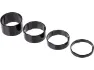 BBB LightSpace BHP-36 Spacerset Aluminium, Schwarz, 1 1/8"