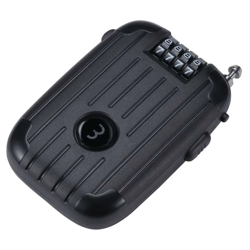 BBB Minicase Xl Kabelschloss, Black, 2 x 1800mm BBB Minicase Xl Kabelschloss, Black, 2 x 1800mm