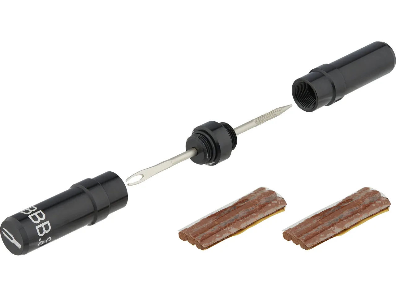 BBB PuncturePlugger BTL-185 Tubeless Reparaturset, Schwarz, one_size BBB PuncturePlugger BTL-185 Tubeless Reparaturset, Schwarz, one_size