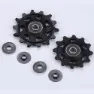 BBB Rollerboys 12/14t Fahrrad-schaltröllchensatz, Black, 12-14t