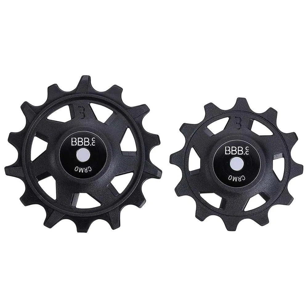 BBB Rollerboys 12/14t Fahrrad-schaltröllchensatz, Black, 12-14t BBB Rollerboys 12/14t Fahrrad-schaltröllchensatz, Black, 12-14t