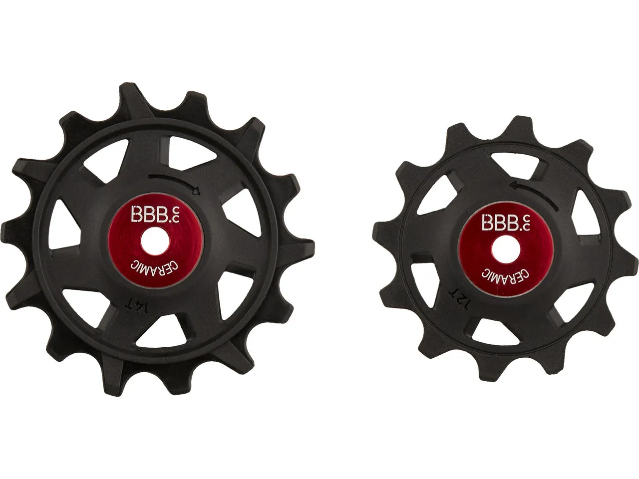 BBB RollerBoys Ceramic BDP-17 Schalträdchen für SRAM 12-fach, Schwarz, one_size BBB RollerBoys Ceramic BDP-17 Schalträdchen für SRAM 12-fach, Schwarz, one_size