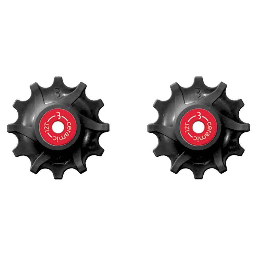 BBB Rollerboys Ceramic Nw Sr 10t Bdp-16 Fahrrad-schaltröllchensatz, Black, 12t BBB Rollerboys Ceramic Nw Sr 10t Bdp-16 Fahrrad-schaltröllchensatz, Black, 12t