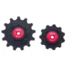BBB Rollerboys Ceramic Shimano Grx Fahrrad-schaltröllchensatz, Black / red, 11-13t