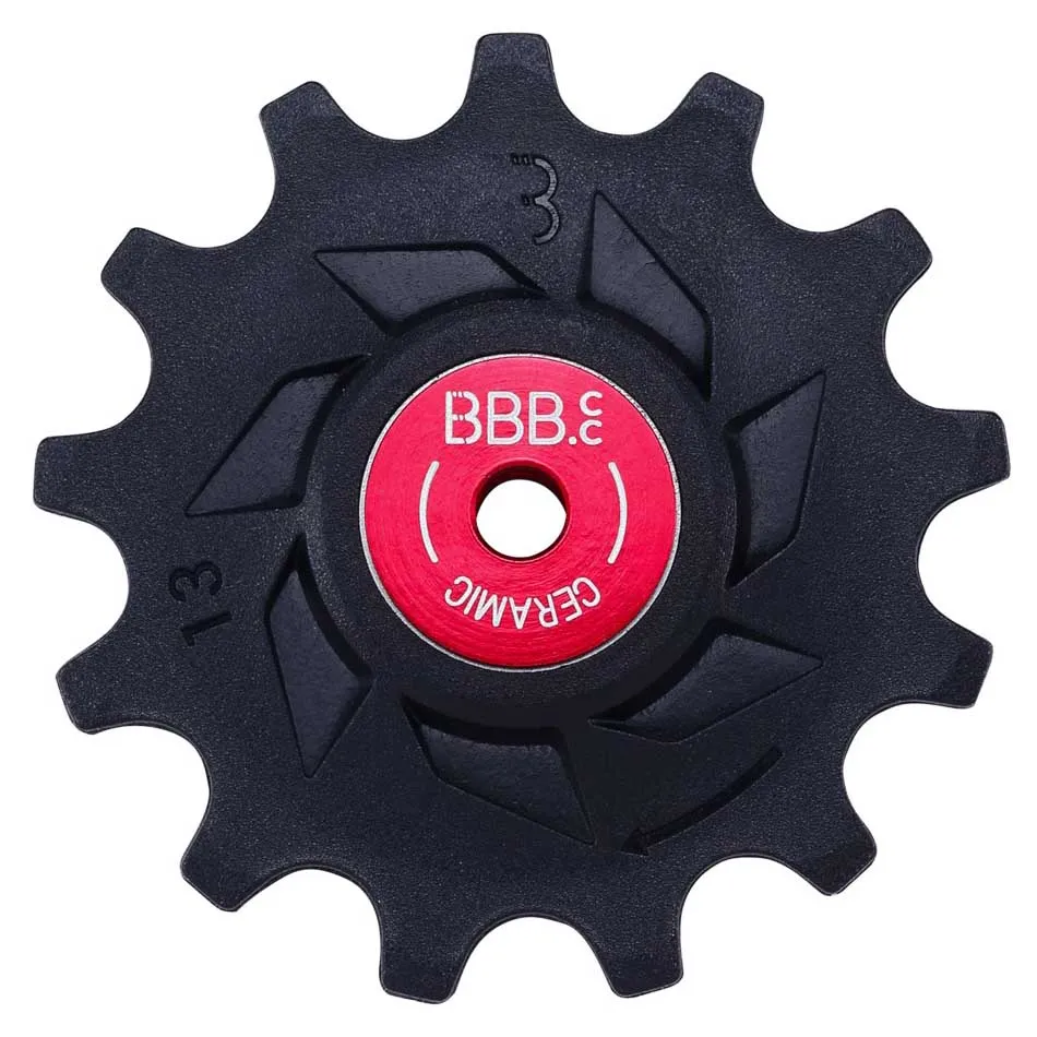 BBB Rollerboys Ceramic Shimano Grx Fahrrad-schaltröllchensatz, Black / red, 11-13t BBB Rollerboys Ceramic Shimano Grx Fahrrad-schaltröllchensatz, Black / red, 11-13t