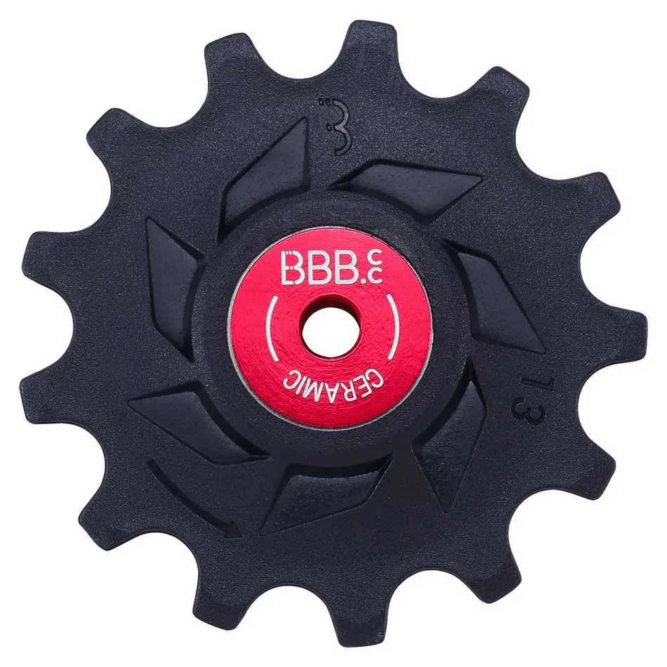BBB Rollerboys Ceramic Shimano Mtb Fahrrad-schaltröllchensatz, Black / red, 13-13t BBB Rollerboys Ceramic Shimano Mtb Fahrrad-schaltröllchensatz, Black / red, 13-13t