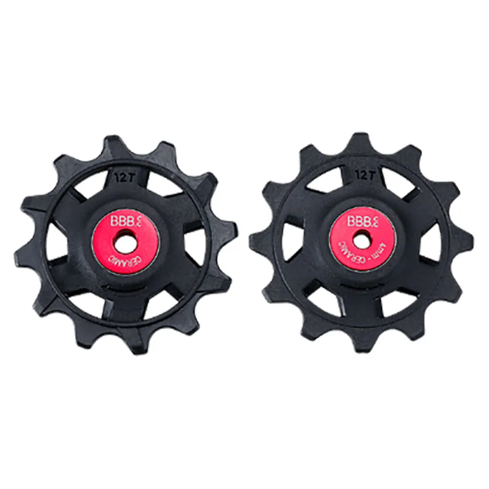 BBB Rollerboys Ceramic Sr 10t Bdp-20 Fahrrad-schaltröllchensatz, Black, 12t BBB Rollerboys Ceramic Sr 10t Bdp-20 Fahrrad-schaltröllchensatz, Black, 12t