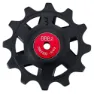 BBB Rollerboys Ceramic Sr 10t Bdp-20 Fahrrad-schaltröllchensatz, Black, 12t