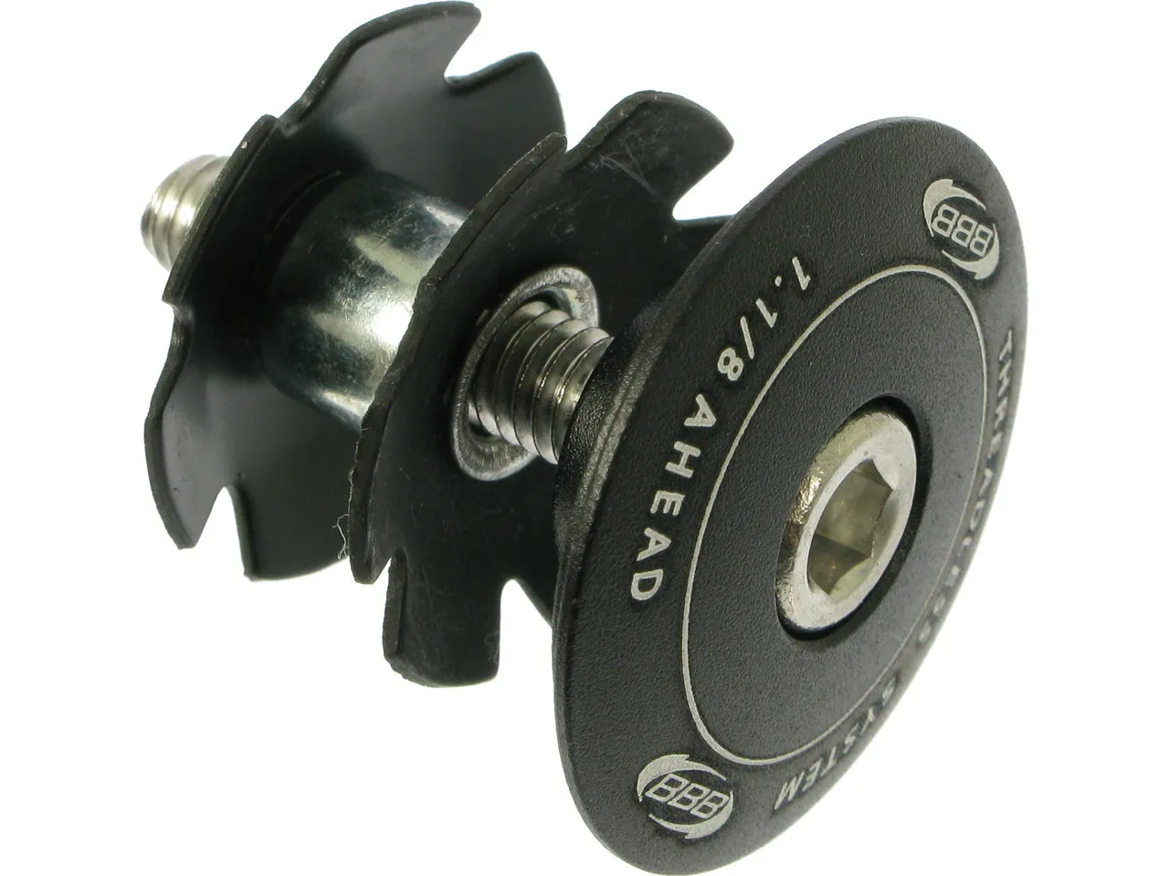 BBB RoundHead BAP-02 Ahead-Stern, Schwarz, 1 1/8" BBB RoundHead BAP-02 Ahead-Stern, Schwarz, 1 1/8"