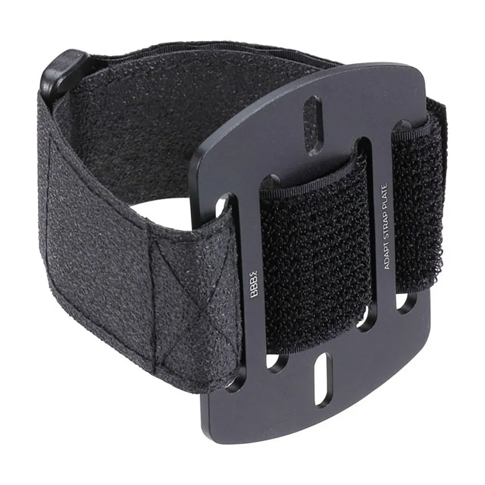 BBB Strapplate Flaschenhalterstütze, Black, One Size BBB Strapplate Flaschenhalterstütze, Black, One Size