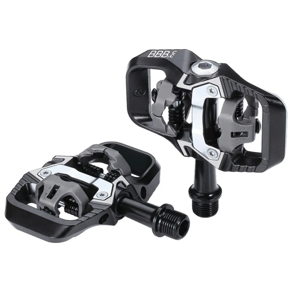 BBB Trailmount Spd Compatible Pedale, Matt black, One Size BBB Trailmount Spd Compatible Pedale, Matt black, One Size