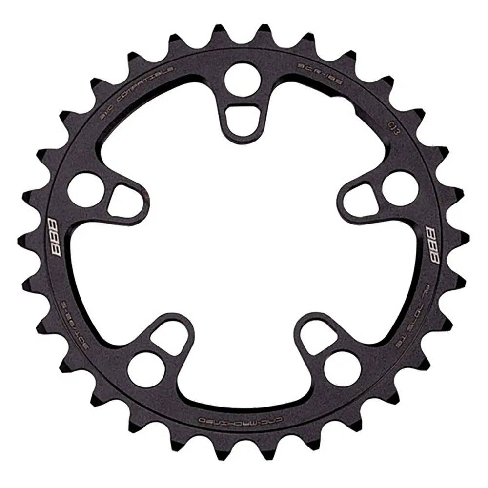 BBB Triplegear Bcr-18s 92 Bcd Kettenblatt, Black, 30t BBB Triplegear Bcr-18s 92 Bcd Kettenblatt, Black, 30t