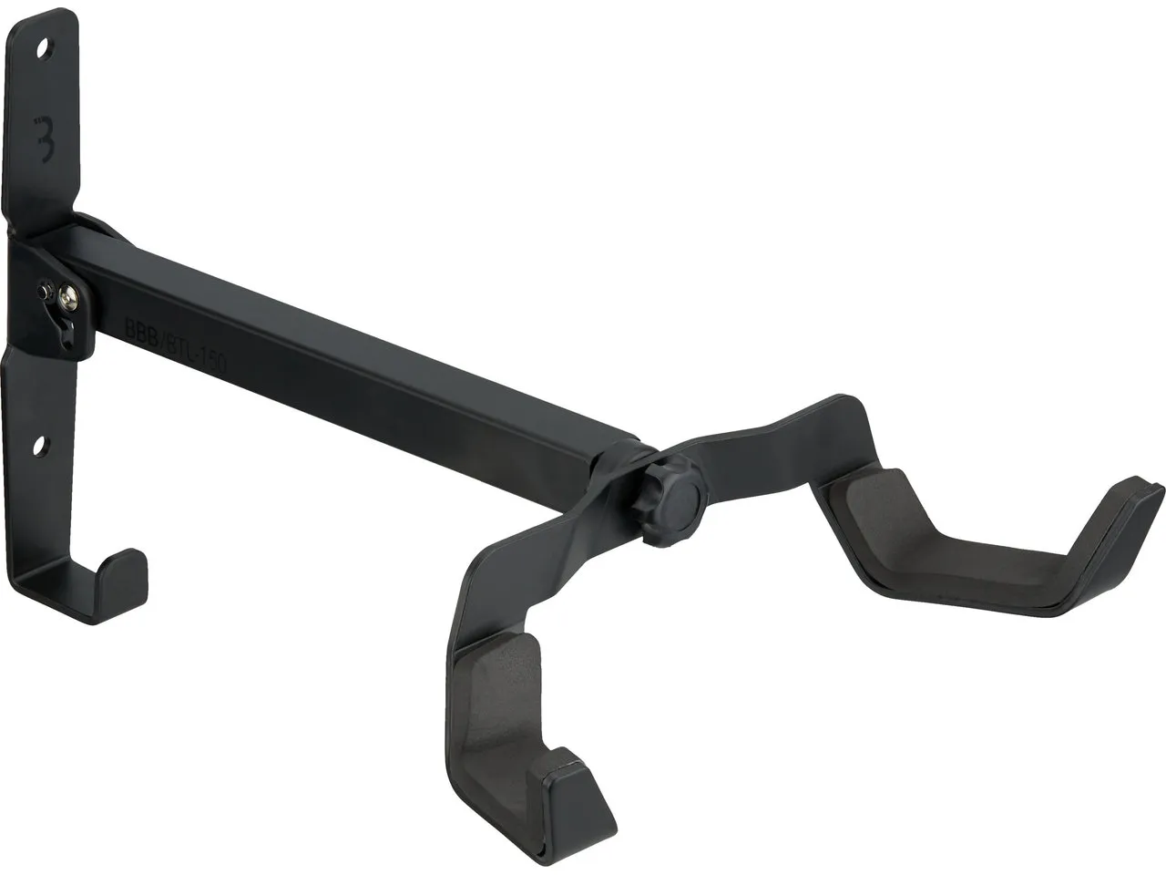BBB WallMount Deluxe BTL-150 Wandhalterung, Schwarz, one_size BBB WallMount Deluxe BTL-150 Wandhalterung, Schwarz, one_size