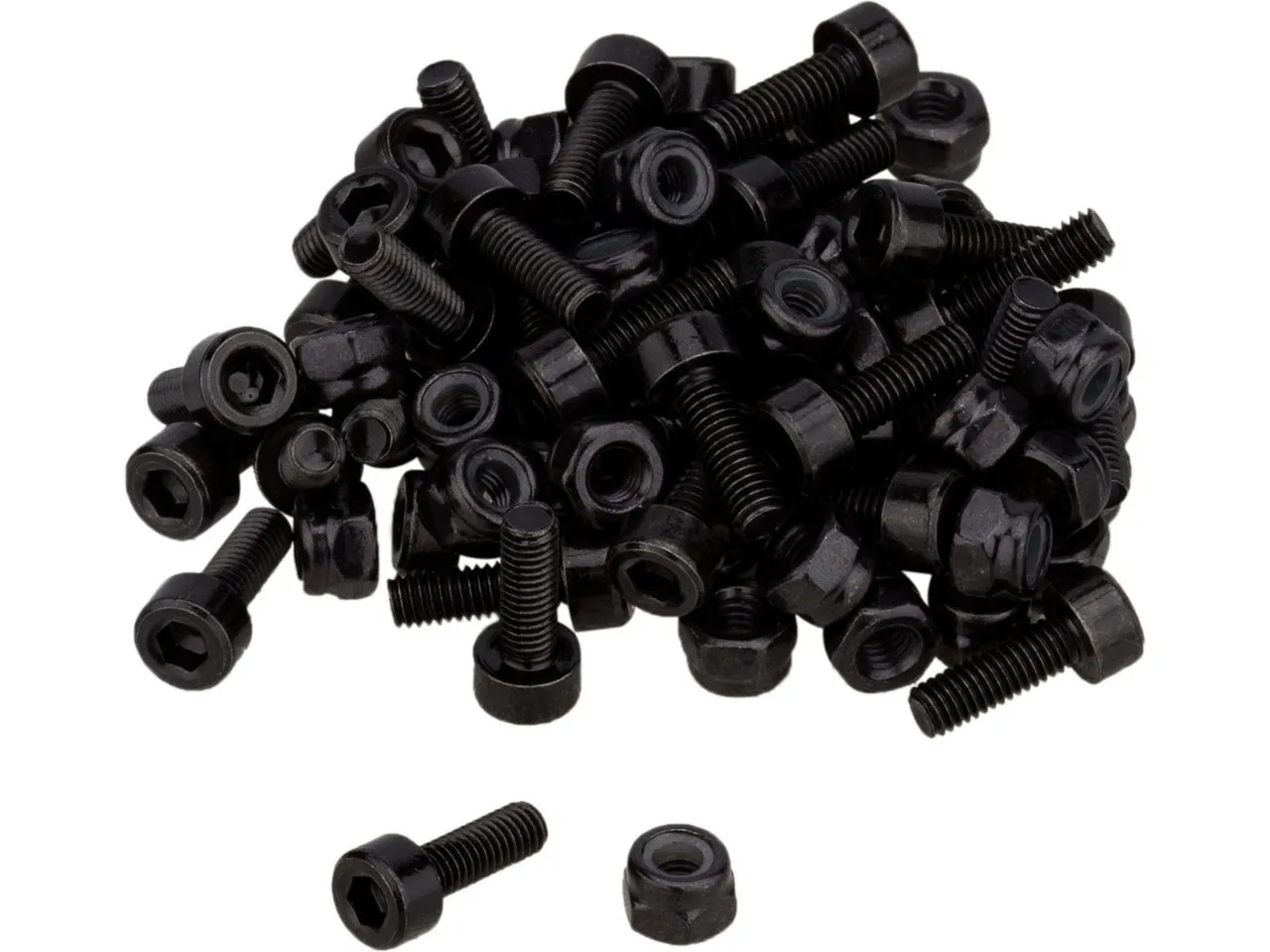 bc basic Ersatzpins für Plattformpedale, Schwarz, one_size bc basic Ersatzpins für Plattformpedale, Schwarz, one_size