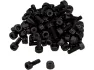 bc basic Ersatzpins für Plattformpedale, Schwarz, one_size