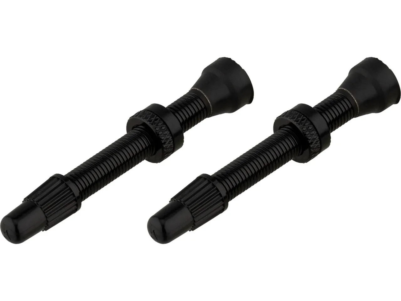bc basic Tubelessventile - 2 Stück, Schwarz, 44mm bc basic Tubelessventile - 2 Stück, Schwarz, 44mm