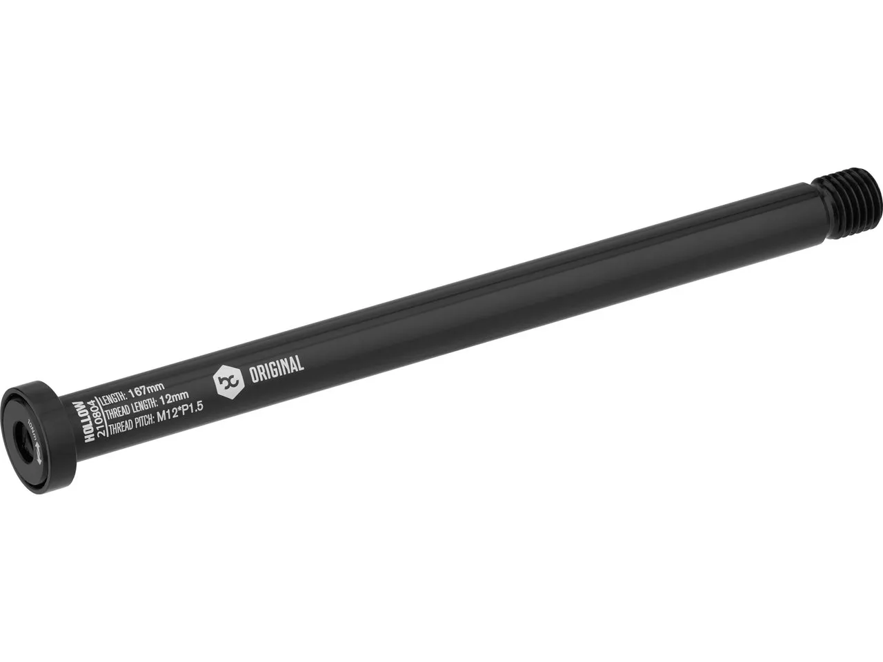 bc original Steckachse MK1 für Podsol, Schwarz, 12 x 148mm, 1.5mm, 167mm bc original Steckachse MK1 für Podsol, Schwarz, 12 x 148mm, 1.5mm, 167mm