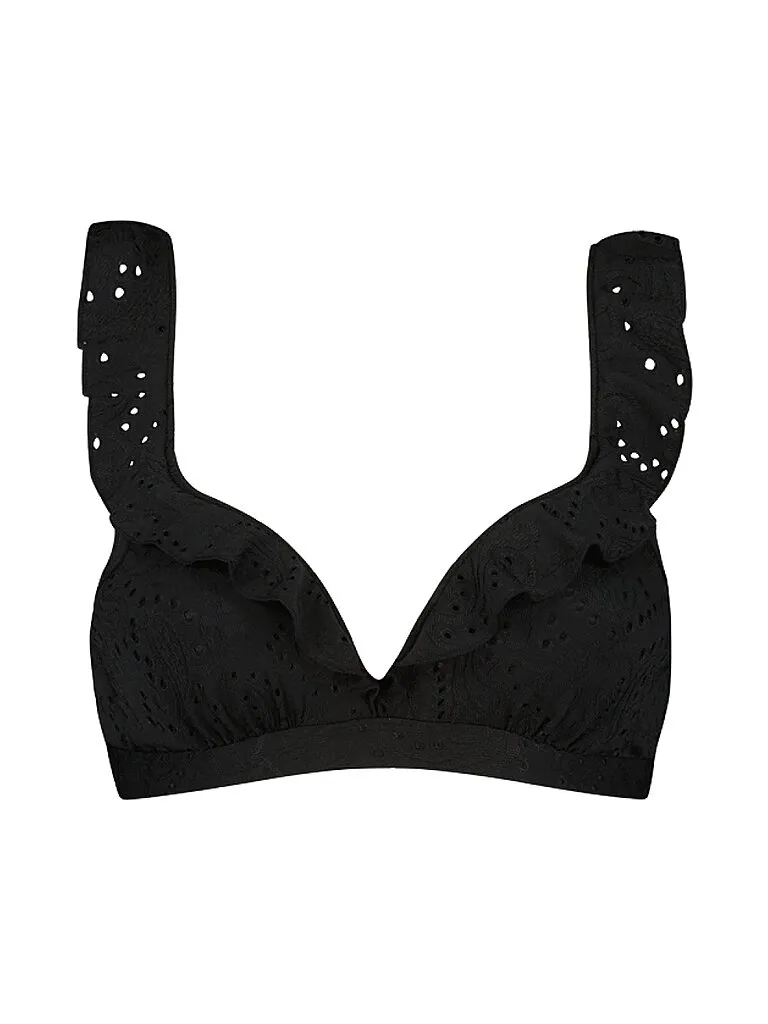 BEACHLIFE Damen Bikinioberteil Black Embroidery BEACHLIFE Damen Bikinioberteil Black Embroidery