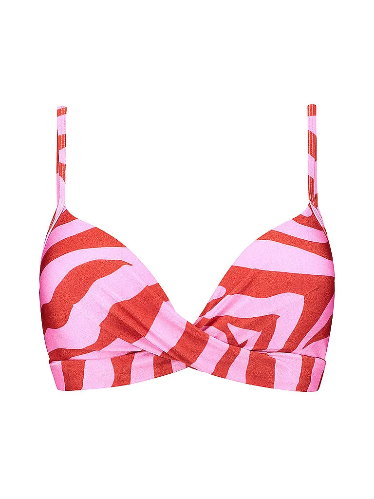 BEACHLIFE Damen Bikinioberteil Twist Zebra