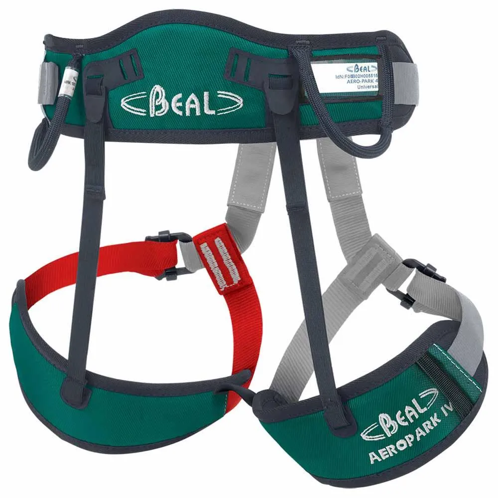 Beal Aero Park Gurtzeug, Grey, One Size Beal Aero Park Gurtzeug, Grey, One Size
