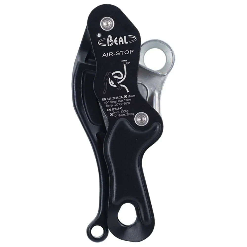 Beal Air Stop Abseilgerät, Black, One Size Beal Air Stop Abseilgerät, Black, One Size
