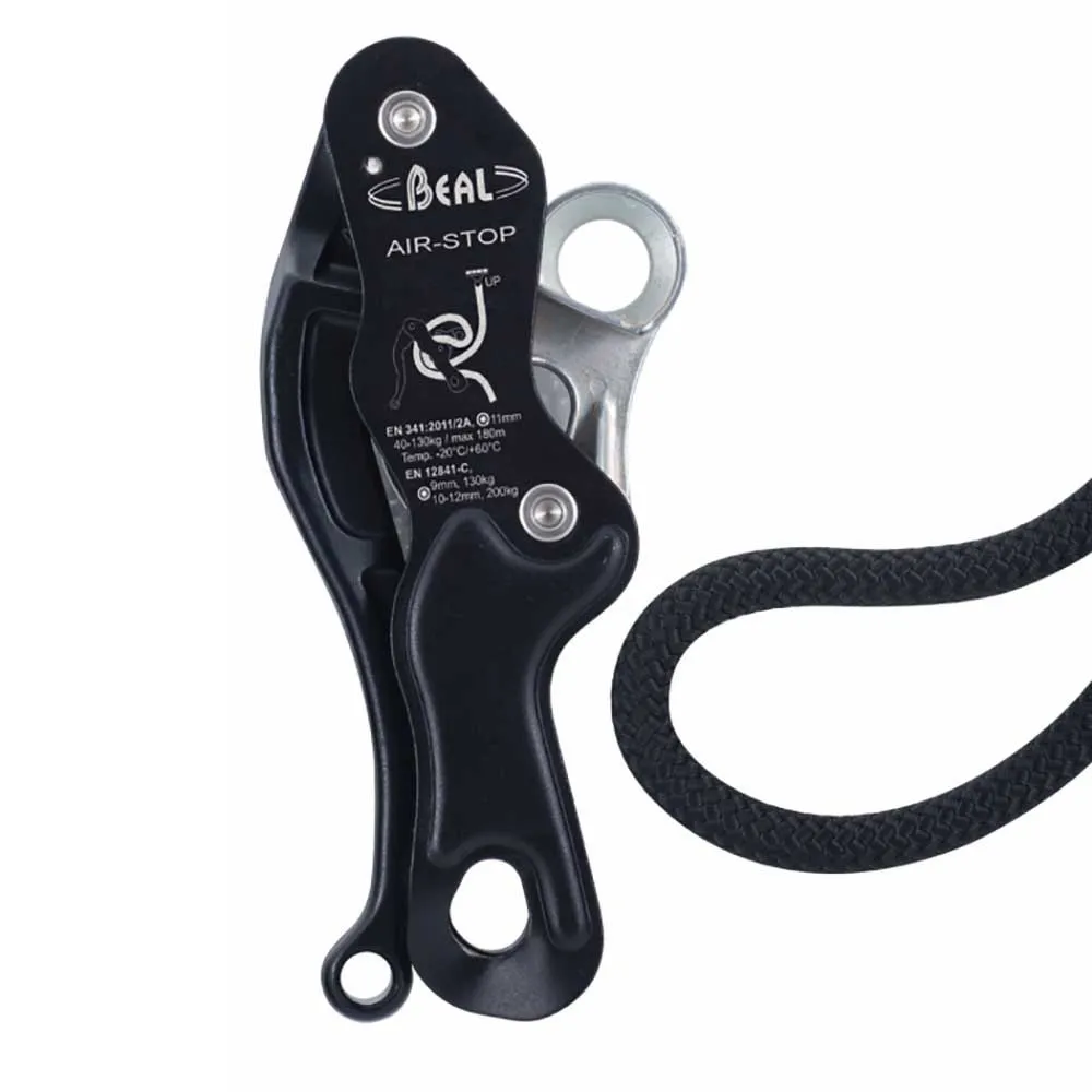 Beal Air Stop Abseilgerät, Black, One Size Beal Air Stop Abseilgerät, Black, One Size