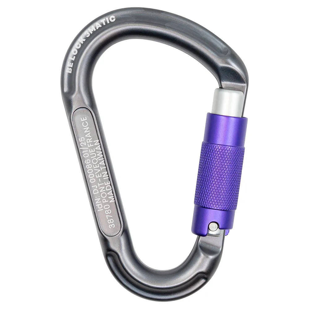 Beal Be Lock Matic Karabinerhaken, Matt grey, One Size Beal Be Lock Matic Karabinerhaken, Matt grey, One Size