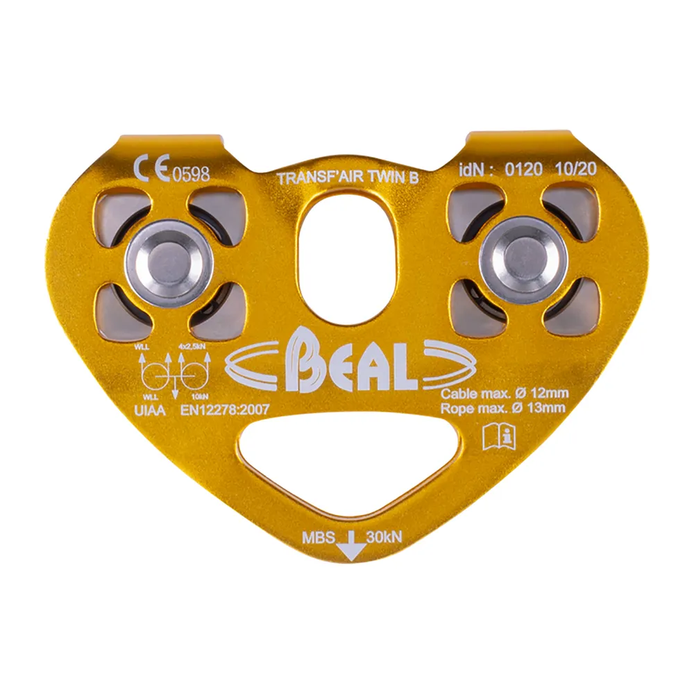 Beal Transf Air Twin B Drehgelenk, Matt stone, One Size