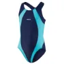 Beco 436 766 Badeanzug female, Navy blue / clear blue, 116cm