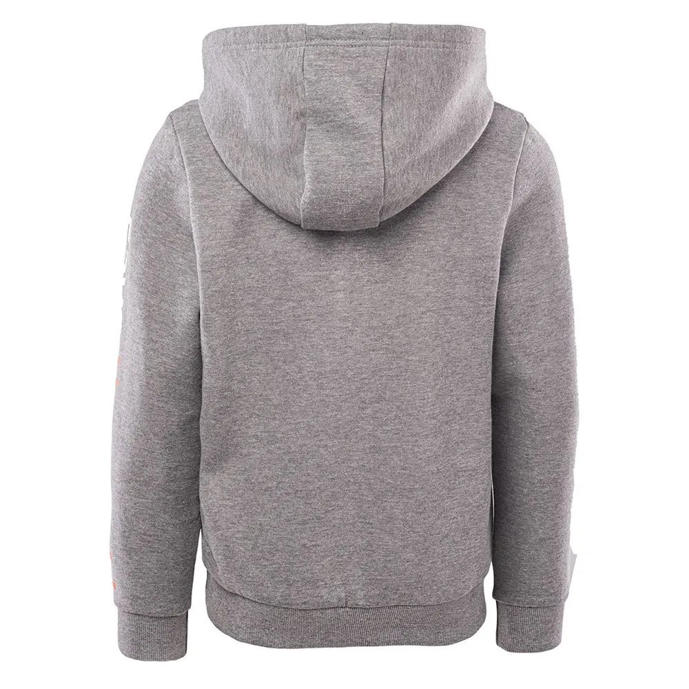 Bejo Akio Reißverschlusspullover, Grey melange / carrot, 10Y Bejo Akio Reißverschlusspullover, Grey melange / carrot, 10Y