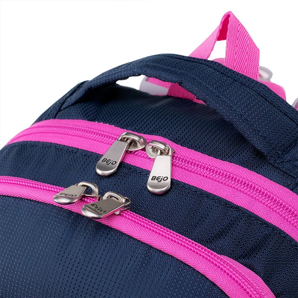 Bejo Scooler Rucksack, Medieval blue love print / silver pink Bejo Scooler Rucksack, Medieval blue love print / silver pink