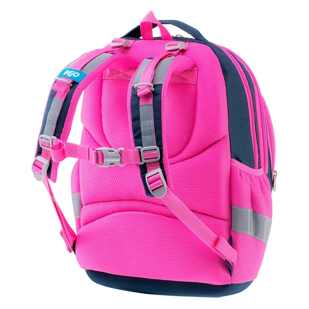 Bejo Scooler Rucksack, Medieval blue love print / silver pink Bejo Scooler Rucksack, Medieval blue love print / silver pink