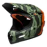 Matt dark green / orange